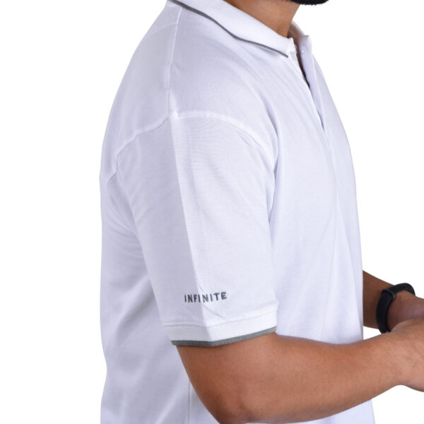 Saaz Fashion | Classic Polo & Trendy T-Shirts for Men | White