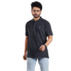 Saaz Fashion | Classic Polo & Trendy T-Shirts for Men | Dark Grey