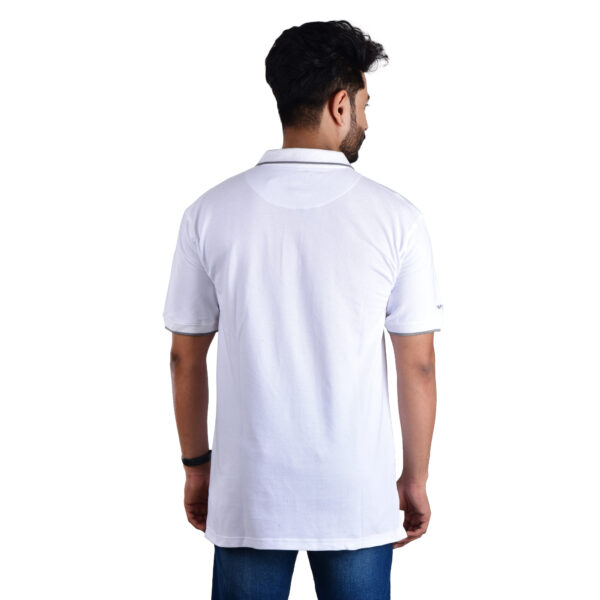 Saaz Fashion | Classic Polo & Trendy T-Shirts for Men | White