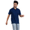 Saaz Fashion | Classic Polo & Trendy T-Shirts for Men | Navy Blue