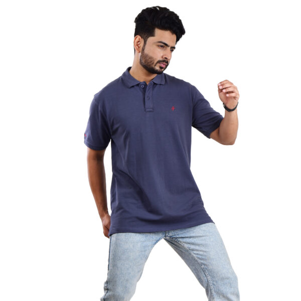 Saaz Fashion | Classic Polo & Trendy T-Shirts for Men | Dark Violet-G