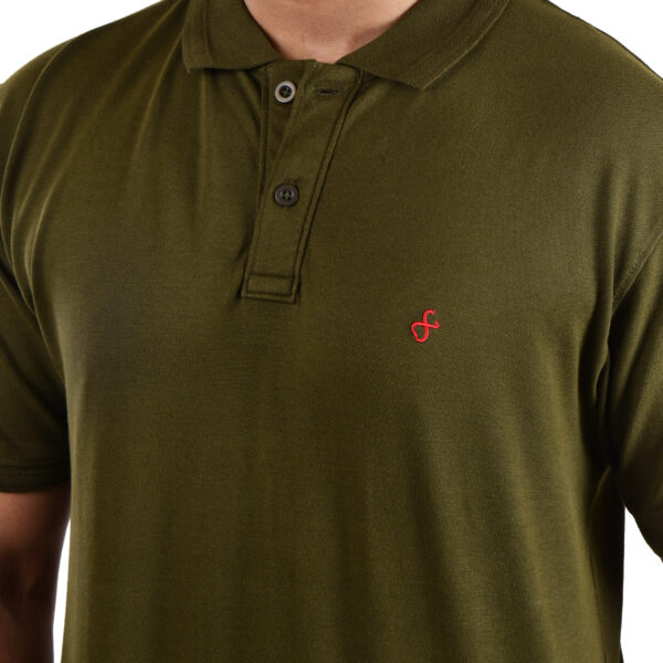 Saaz Fashion | Classic Polo & Trendy T-Shirts for Men | Mehndi colour