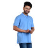 Saaz Fashion | Classic Polo & Trendy T-Shirts for Men | Light Blue