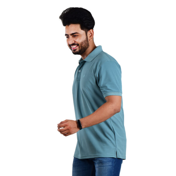 Saaz Fashion | Classic Polo & Trendy T-Shirts for Men | Pastel Blue