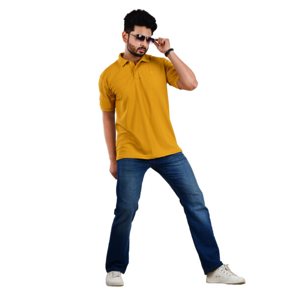 Saaz Fashion | Classic Polo & Trendy T-Shirts for Men | Yellow