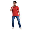 Saaz Fashion | Classic Polo & Trendy T-Shirts for Men | Red