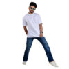 Saaz Fashion | Classic Polo & Trendy T-Shirts for Men | White