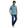 Saaz Fashion | Classic Polo & Trendy T-Shirts for Men | Pastel Blue