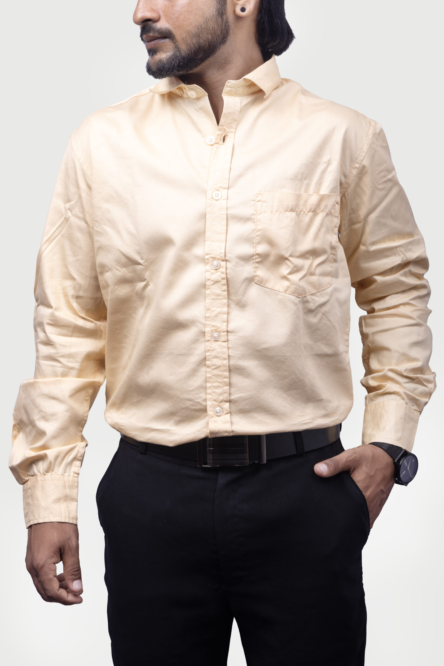 plain classic 100% cotton men’s woven shirt – beige timeless comfort, effortless style plain classic 100% cotton men’s woven shirt – beige timeless comfort, effortless style